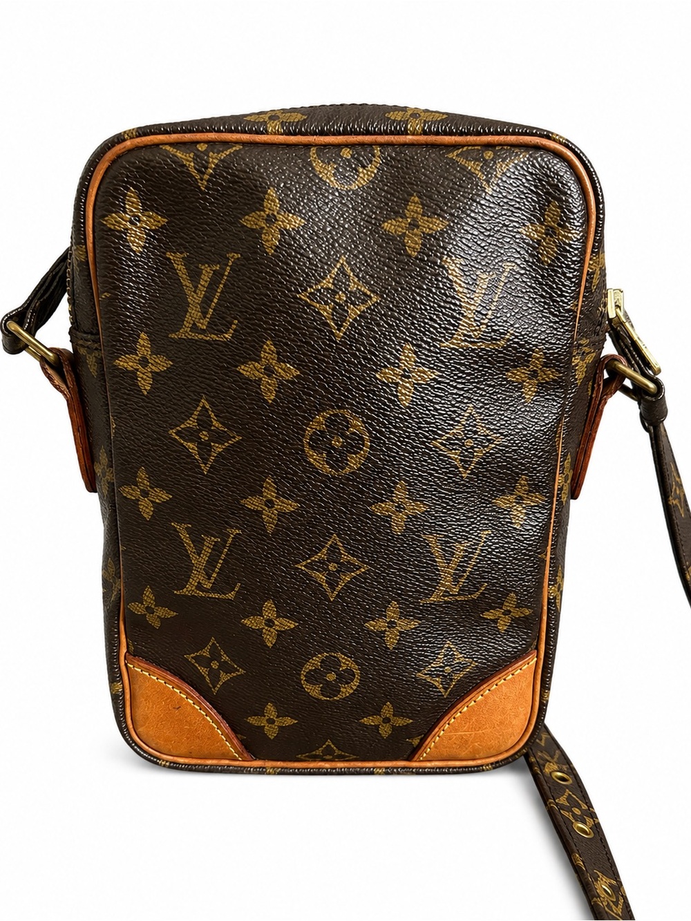 Louis Vuitton Amazone Monogram Canvas Brown & Tan Messenger Crossbody - Picture 3 of 8